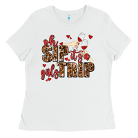 White oh sip its a girls trip Ladies Tee - AdoDesignShop