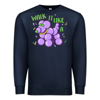 Navy walk it like a Premium Sweatshirt - MaliasSmallBusiness
