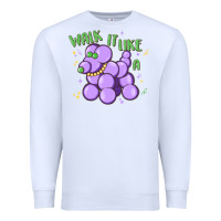 White walk it like a Premium Sweatshirt - MaliasSmallBusiness
