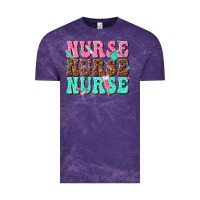 Cloud Purple nurse nurse nurse Vintage Tee - texasbilliewilder