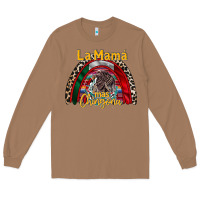 Toasted Coconut la mama mas chingona Long Sleeve Tee - RacoonDesign