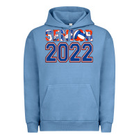 Pigment Pebble Blue senior volleyball custom Urban Hoodie - Jasminsmagicworld