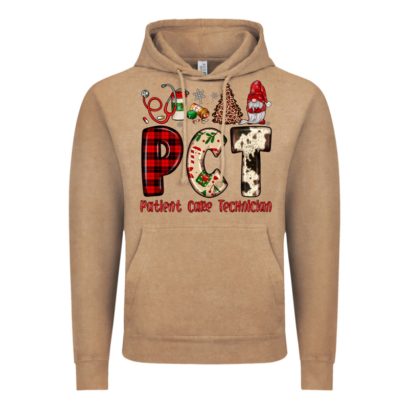 Pct Patient Care Technician  Christmas Vintage Hoodie by JahusDesignShop | Teevron