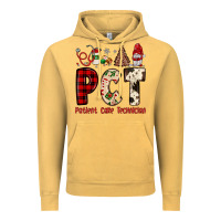 Vintage Mustard pct patient care technician  christmas Vintage Hoodie - JahusDesignShop