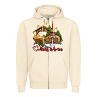 Sandshell the church  chrıst is born Zipper Hoodie - AdoDesignShop