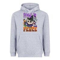 Heather Grey Read in peace Halloween Heavyweight Hoodie - NancyCooperArtShop