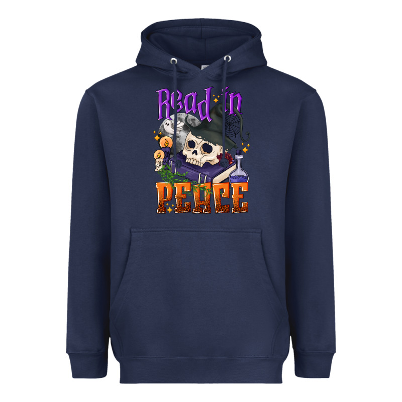 Read In Peace Halloween Heavyweight Hoodie by NancyCooperArtShop | Teevron