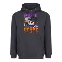 Smoke Read in peace Halloween Heavyweight Hoodie - NancyCooperArtShop
