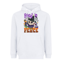 White Read in peace Halloween Heavyweight Hoodie - NancyCooperArtShop