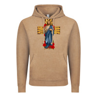 Vintage Coffee jesus christ cross Vintage Hoodie - texasbilliewilder