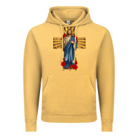 Vintage Mustard jesus christ cross Vintage Hoodie - texasbilliewilder