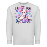 Dove Grey love you a lotl Premium Sweatshirt - MaliasSmallBusiness