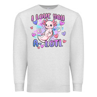 Oatmeal Heather love you a lotl Premium Sweatshirt - MaliasSmallBusiness