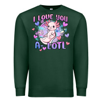 Sports Green love you a lotl Premium Sweatshirt - MaliasSmallBusiness
