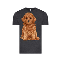 Vintage Black toy poodle Vintage Tee - RanaPortraitStore