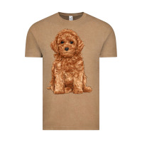 Vintage Coffee toy poodle Vintage Tee - RanaPortraitStore