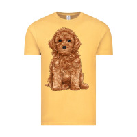 Vintage Mustard toy poodle Vintage Tee - RanaPortraitStore