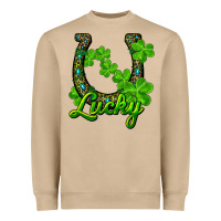 Mushroom Lucky shamrock horseshoe Heavyweight Sweatshirt - RanaPortraitStore