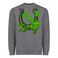 Storm Lucky shamrock horseshoe Heavyweight Sweatshirt - RanaPortraitStore