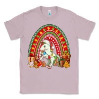 Lilac Christmas Unicorn Rainbow Classic Tee - FaDigitalArtStudio