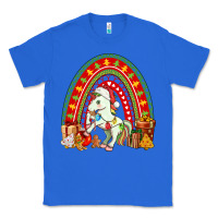 Christmas Unicorn Rainbow Classic Tee | Teevron