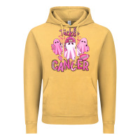 Vintage Mustard tackle cancer halloween ghosts american football Vintage Hoodie - RanaPortraitStore