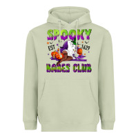 Matcha Spooky babes club Heavyweight Hoodie - NancyCooperArtShop