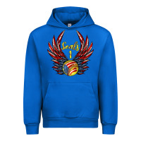 Cobalt angel wings softball Urban Hoodie - Jasminsmagicworld