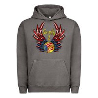 Pigment Tornado angel wings softball Urban Hoodie - Jasminsmagicworld