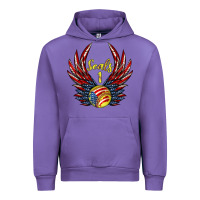 Tulip angel wings softball Urban Hoodie - Jasminsmagicworld