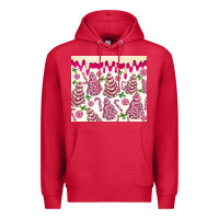 Cardinal pink christmas tree cakes Premium Hoodie - MaliasSmallBusiness