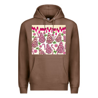 Chestnut pink christmas tree cakes Premium Hoodie - MaliasSmallBusiness