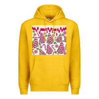 Lemon pink christmas tree cakes Premium Hoodie - MaliasSmallBusiness