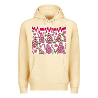 Pina Colada pink christmas tree cakes Premium Hoodie - MaliasSmallBusiness