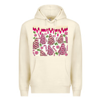 Sandshell pink christmas tree cakes Premium Hoodie - MaliasSmallBusiness