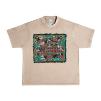 French Oak aztec background with gemstone and cowhide Urban Heavy Tee - RanaPortraitStore