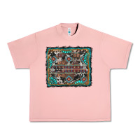 Salmon aztec background with gemstone and cowhide Urban Heavy Tee - RanaPortraitStore