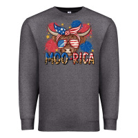 Charcoal Heather moo rica Premium Sweatshirt - MaliasSmallBusiness