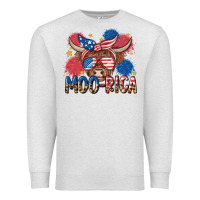 Oatmeal Heather moo rica Premium Sweatshirt - MaliasSmallBusiness