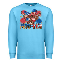 Ocean Blue moo rica Premium Sweatshirt - MaliasSmallBusiness
