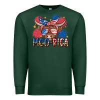 Sports Green moo rica Premium Sweatshirt - MaliasSmallBusiness