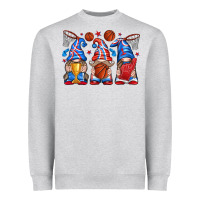 Heather Grey basketball gnome Heavyweight Sweatshirt - texasbilliewilder