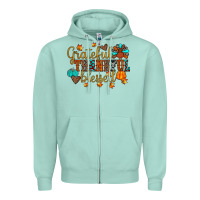 Seafoam grateful thankful blessed Zipper Hoodie - JahusDesignShop