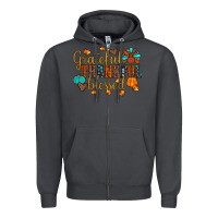 Smoke grateful thankful blessed Zipper Hoodie - JahusDesignShop
