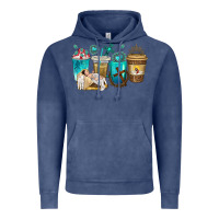 Jesus Coffee Cups Vintage Hoodie | Teevron