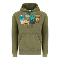 Vintage Olive jesus coffee cups Vintage Hoodie - texasbilliewilder