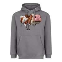 Storm cute simmental cow Heavyweight Hoodie - LillyAllenDesigns