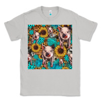 Moon Dust cute pig with patches seamless pattern Classic Tee - HRA Design Shop