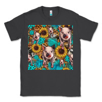 Smoke cute pig with patches seamless pattern Classic Tee - HRA Design Shop