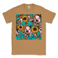 Toasted Coconut cute pig with patches seamless pattern Classic Tee - HRA Design Shop